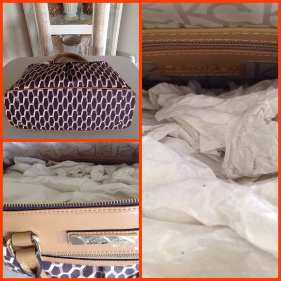 NWT AUTHENTIC CALVIN KLEIN COLOR BLOCK BOSTON HDBG - Picture 4 of 4